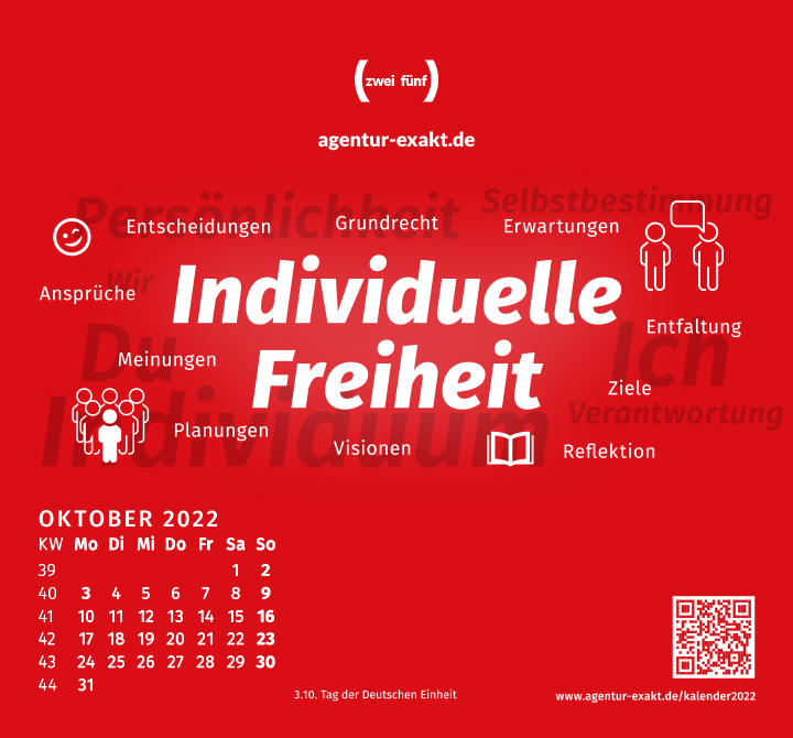 Oktober 2022: Individuelle Freiheit