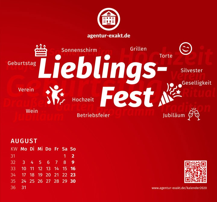 August 2020: Lieblingsfest