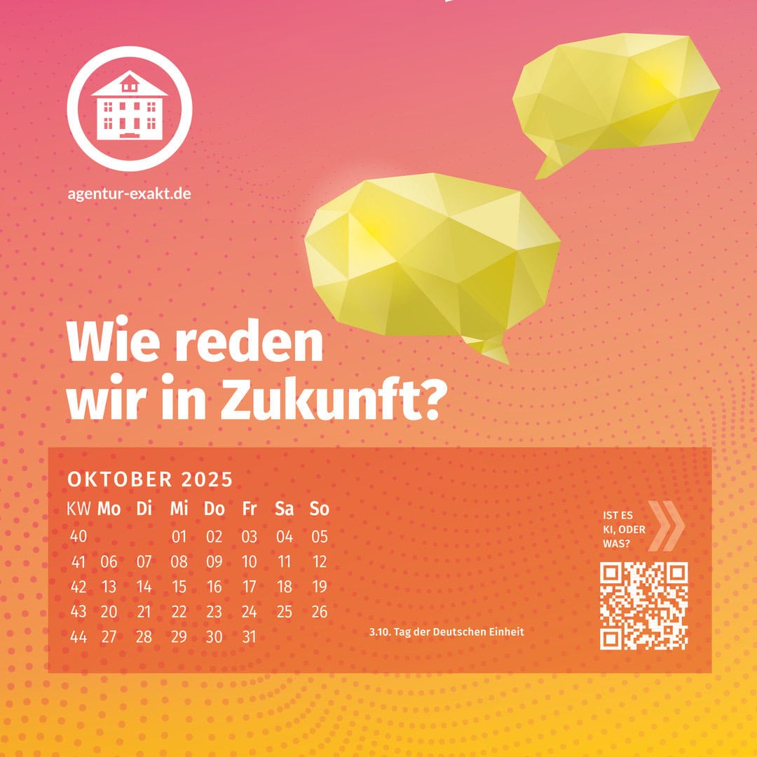 exakt-Tischkalendar 2025 Oktober