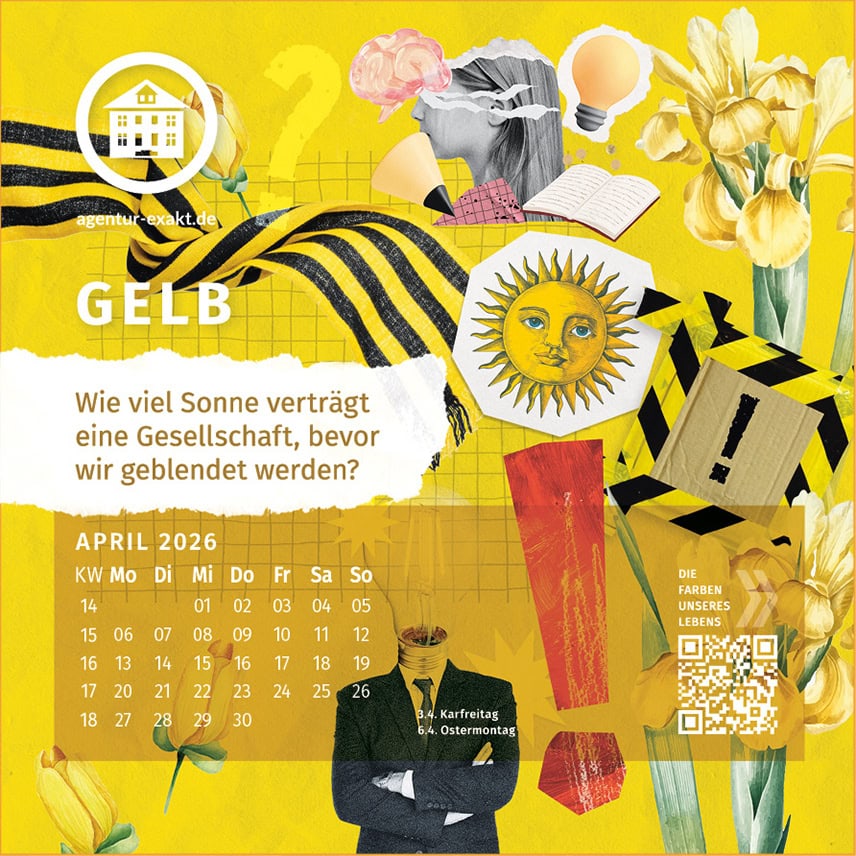 exakt-Tischkalender April 2026