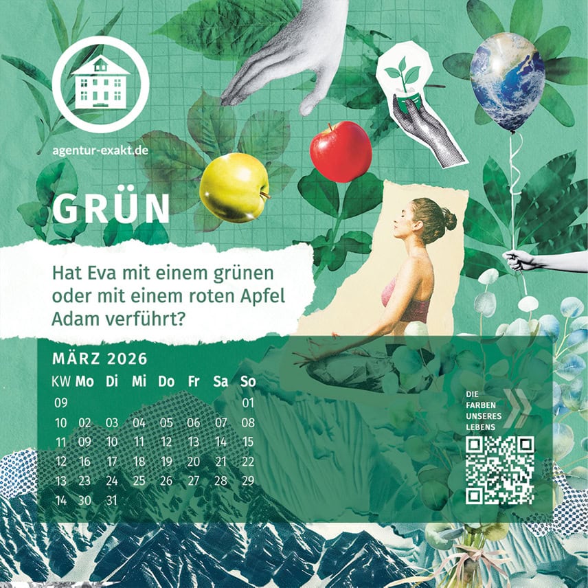 exakt-Tischkalender März 2026